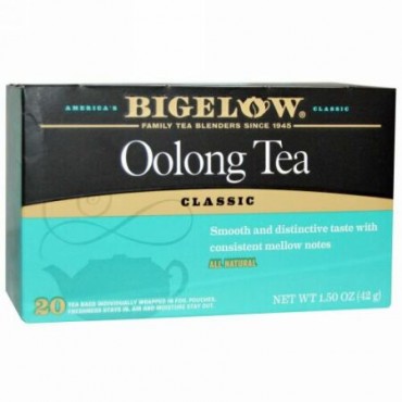 Bigelow, Classic Oolong Tea、20袋、1.50 oz (42 g) (Discontinued Item)