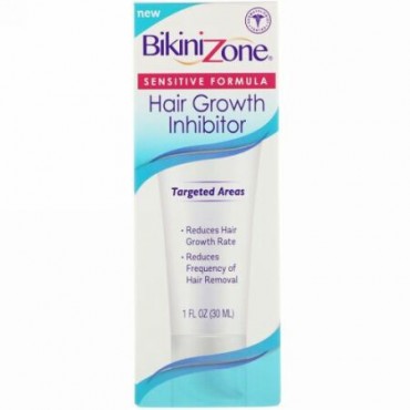 Bikini Zone, センシティブフォーミュラ、育毛防止剤、1 fl oz (30 ml) (Discontinued Item)