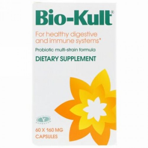 Bio-Kult, プロバイオティクス・マルチストレイン・フォーミュラ, 160mg, 60カプセル (Discontinued Item)