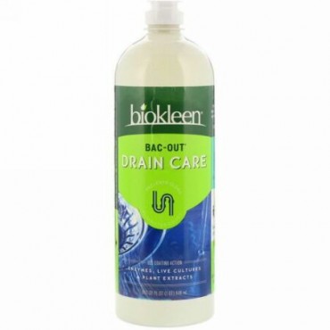 Bio Kleen, Bac-Out® ドレイン・ケア, ジェルコーティング作用,  32 液量オンス(946 ml) (Discontinued Item)