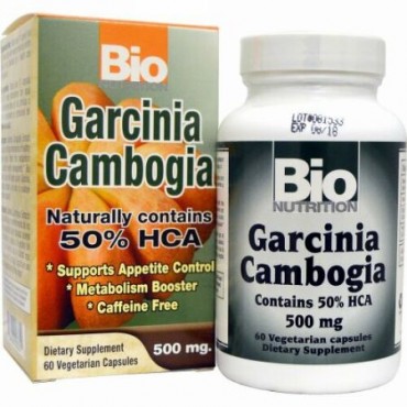 Bio Nutrition, ガルシニアカンボジア, 500 mg, 60 ベジタリアンカプセル (Discontinued Item)