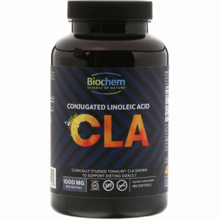 Biochem, CLA、1000 mg、180ソフトジェル (Discontinued Item)