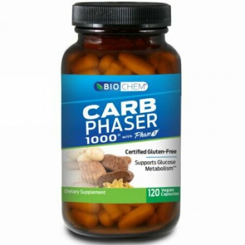 Biochem, Carb Phaser 1000 with Phase 2, 120 Veggie Caps