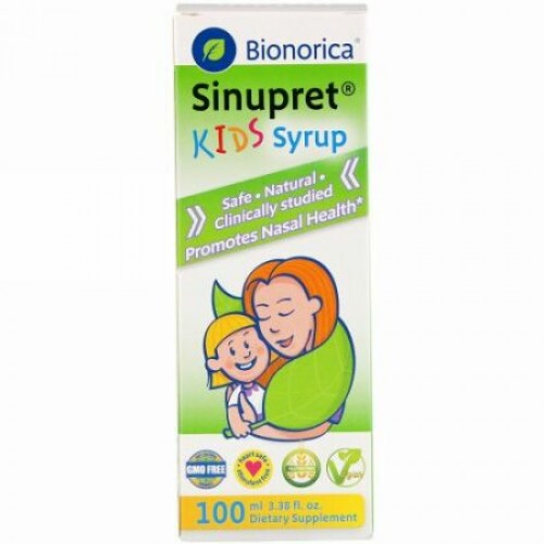 Bionorica, Sinupret子供シロップ、3.38 fl oz (100 ml)