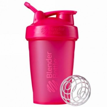 Blender Bottle, ブレンダーボトル、クラシック（ループ付き）、ピンク、20 oz (Discontinued Item)