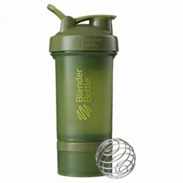 Blender Bottle, ブレンダーボトル、プロスタック、モスグリーン、22 oz (Discontinued Item)