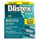 Blistex, 薬用リップバーム,  唇の保護/サンスクリーン, SPF 15, お買い得3 本パック,各 .15 oz (4.25 g)