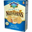 Blue Diamond, Almond Nut-Thins®（アーモンド･ナッツ シン）、ナッツ & ライスクラッカー スナック、4.25オンス(120.5 g) (Discontinued Item)