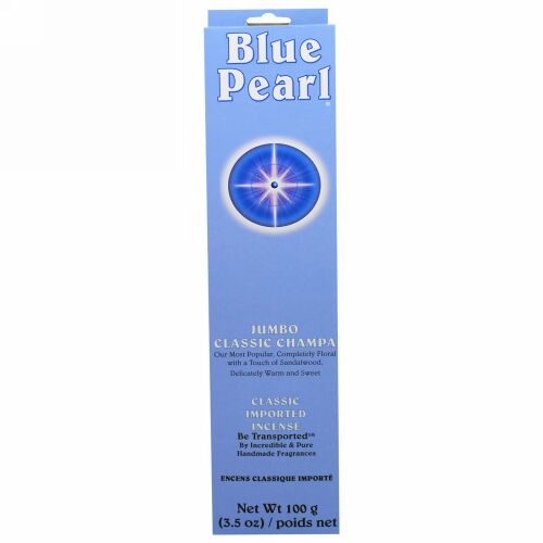 Blue Pearl, ジャンボクラシック・チャンパインセンス、 3.5 oz (100 g) (Discontinued Item)