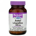 Bluebonnet Nutrition, アセチルL-カルニチン、500mg、植物性カプセル60個