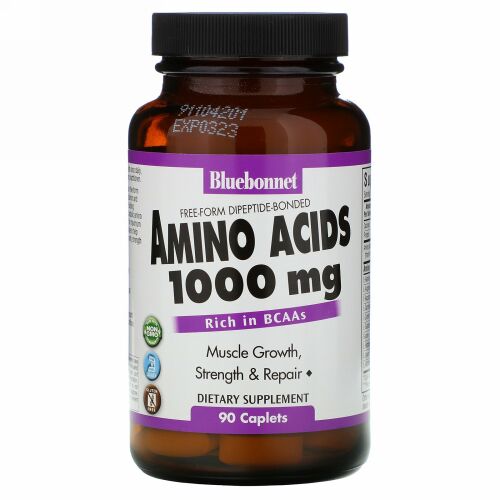 Bluebonnet Nutrition, アミノ酸、 1000 mg、 90カプセル