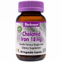 Bluebonnet Nutrition, キレート鉄、18 mg、90ベジキャップ