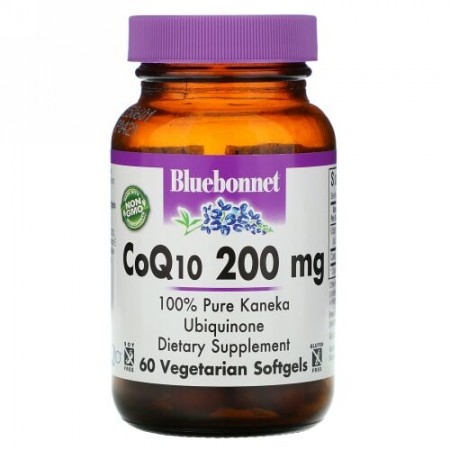 Bluebonnet Nutrition, CoQ10 200 mg ソフトジェル, ソフトジェル 60 粒