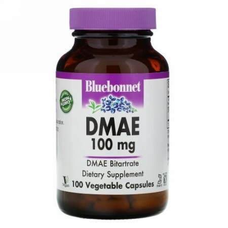 Bluebonnet Nutrition, DMAE、100 mg、100ベジカプセル