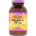 Bluebonnet Nutrition, アーススイートチュアブル、ビタミンC、ナチュラルオレンジフレーバー、500 mg、90チュアブル錠 (Discontinued Item)