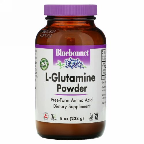 Bluebonnet Nutrition, L-グルタミンパウダー、8 oz (228 g)