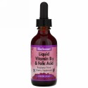 Bluebonnet Nutrition, リキッド ビタミンB-12 & 葉酸、天然ラズベリーフレーバー、2 fl oz (59 ml)