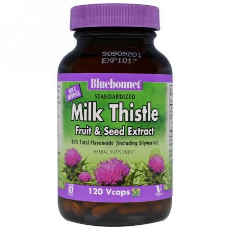 Bluebonnet Nutrition, Herbals, Milk Thistle Extract, 120 Vcaps (Discontinued Item)