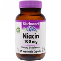 Bluebonnet Nutrition, Niacin, 100 mg, 90 Vcaps (Discontinued Item)