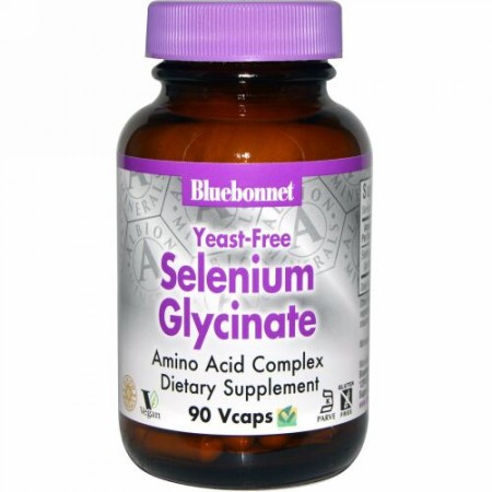 Bluebonnet Nutrition, グリシン酸セレン, ベジタリアンカプセル90粒 (Discontinued Item)