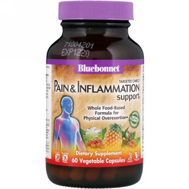 Bluebonnet Nutrition, ターゲットチョイス、鎮痛・抗炎症サポート、植物性カプセル60錠 (Discontinued Item)