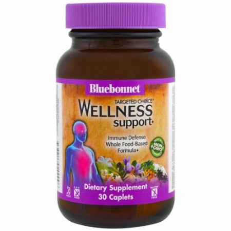 Bluebonnet Nutrition, ターゲットチョイス、ウェルネスサポート、30キャプレット