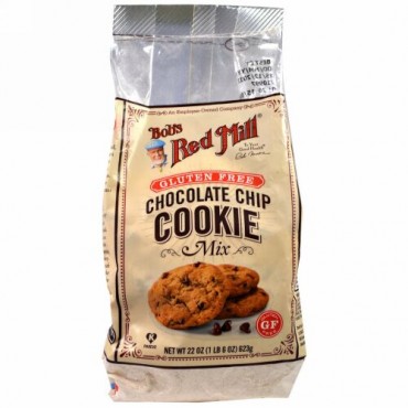Bob's Red Mill, Chocolate Chip Cookie Mix, Gluten Free, 22 oz (623 g) (Discontinued Item)
