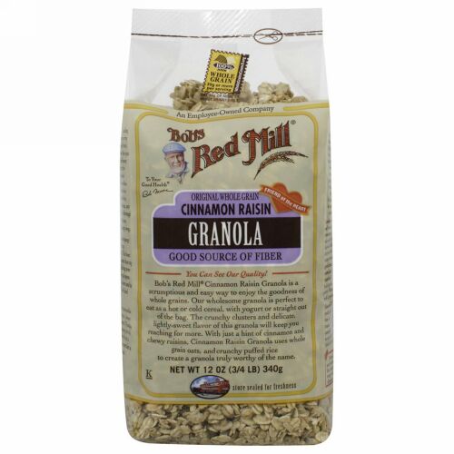Bob's Red Mill, シナモン レーズングラノーラ, 12 オンス (340 g) (Discontinued Item)