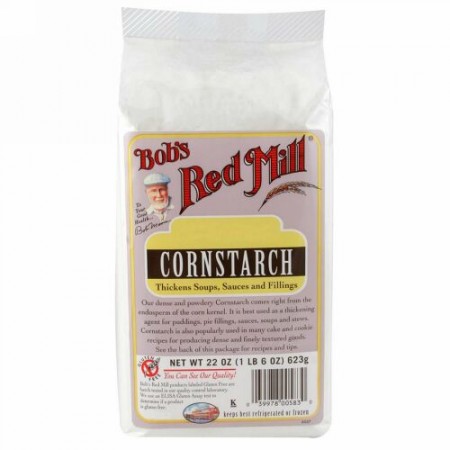 Bob's Red Mill, コーンスターチ、オールナチュラル、 22オンス (623 g) (Discontinued Item)