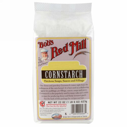 Bob's Red Mill, コーンスターチ、オールナチュラル、 22オンス (623 g) (Discontinued Item)