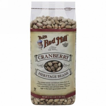 Bob's Red Mill, ヘリテージビーンズ、 クランベリー、 27 oz (765 g) (Discontinued Item)