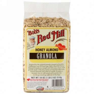 Bob's Red Mill, ハニーアーモンドグラノーラ, 18 oz (510 g) (Discontinued Item)