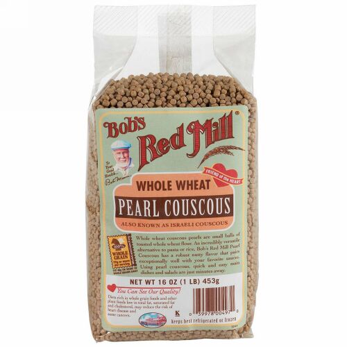 Bob's Red Mill, パールクスクス, 全粒小麦, 16オンス（453 g） (Discontinued Item)