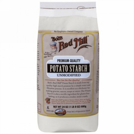 Bob's Red Mill, Potato Starch, Unmodified, 24 oz (680 g) (Discontinued Item)