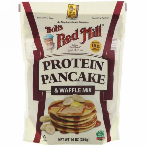 Bob's Red Mill, プロテインパンケーキ & ワッフルミックス、14 oz (397 g)