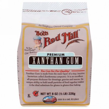 Bob's Red Mill, Xanthan Gum, Gluten Free, 8 oz (226 g) (Discontinued Item)