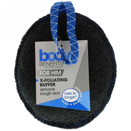 Body Benefits, By Body Image, 男性用、X-フォリエーティングバッファー、1バッファー (Discontinued Item)