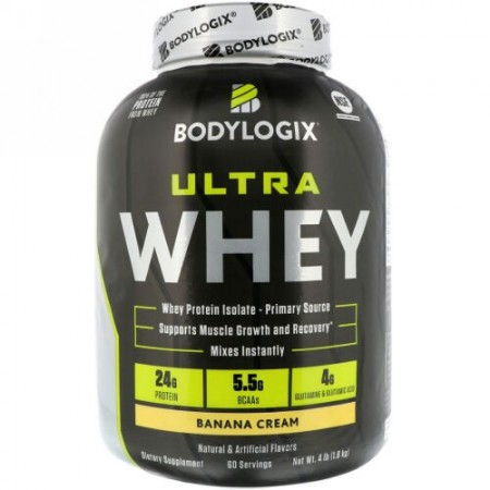Bodylogix, Ultra Whey, Banana Cream, 4lb (1.8 kg) (Discontinued Item)