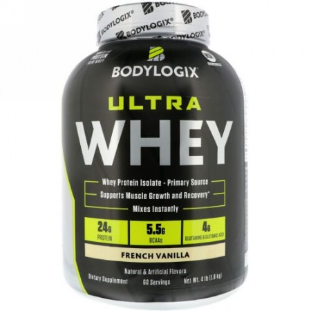 Bodylogix, Ultra Whey, French Vanilla, 4lb (1.8 kg) (Discontinued Item)