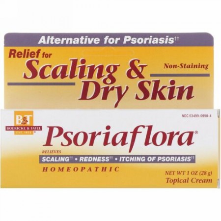 Boericke & Tafel, ソライアフローラ(Psoriaflora)、トロピカルクリーム、1 oz