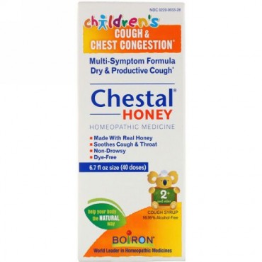 Boiron, Chestal Honey, Children's Cough & Chest Congestion, 6.7 fl oz (200 ml)