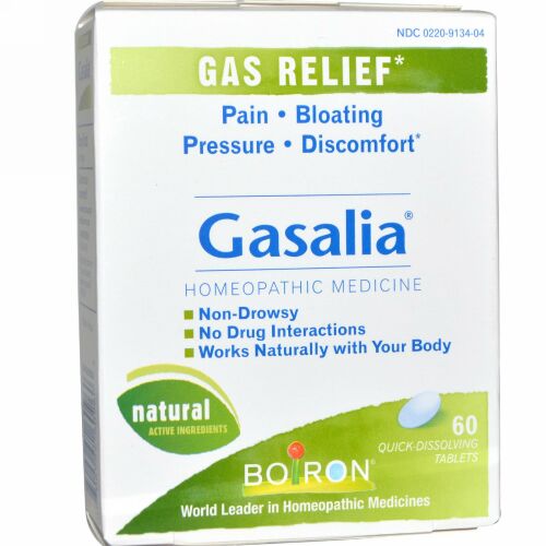 Boiron, ガサリア®, すばやく溶ける錠剤 60 錠