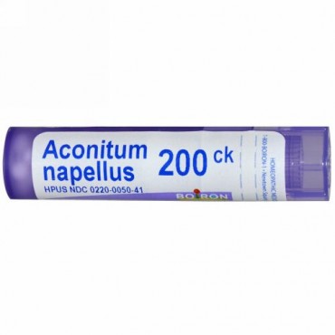 Boiron, Single Remedies, Aconitum Napellus, 200CK,約 80 粒