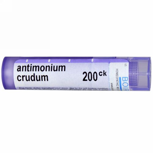 Boiron, Single Remedies, アンチモニウム Crudum, 200CK, 約80 粒 (Discontinued Item)