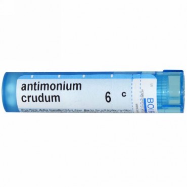 Boiron, Single Remedies, アンチモニウム Crudum, 6C, 約 80 粒 (Discontinued Item)
