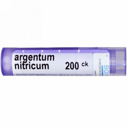 Boiron, Single Remedies, Argentum Nitricum（アルゲンタム ニトリクム）、200CK、約80ペレット (Discontinued Item)