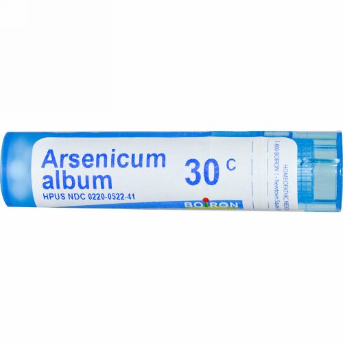 Boiron, Single Remedies, アーセニカム・アルバム30C、約80粒