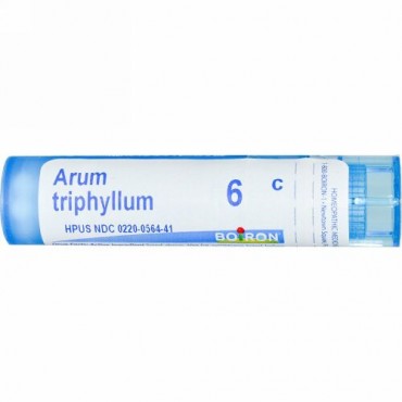 Boiron, Single Remedies, Arum Triphyllum, 6C, 約 80 粒 (Discontinued Item)