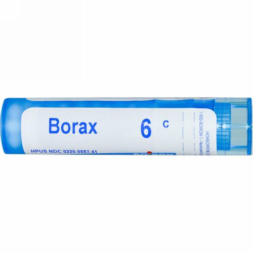 Boiron, Single Remedies, ホウ砂, 6C, 約 80 粒 (Discontinued Item)
