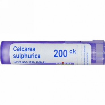 Boiron, Single Remedies, Calcarea Sulphurica（カルカレア サルファリカ）、200CK、約80ペレット (Discontinued Item)